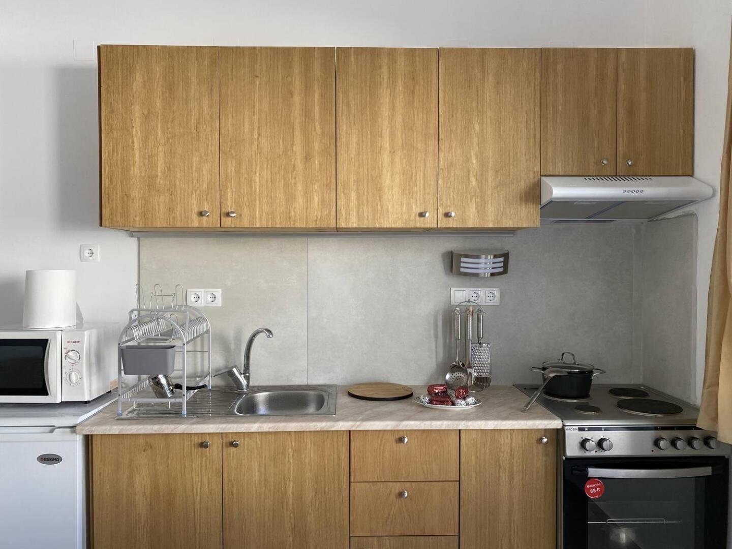 Orphanos Apartment Kamilari Bagian luar foto